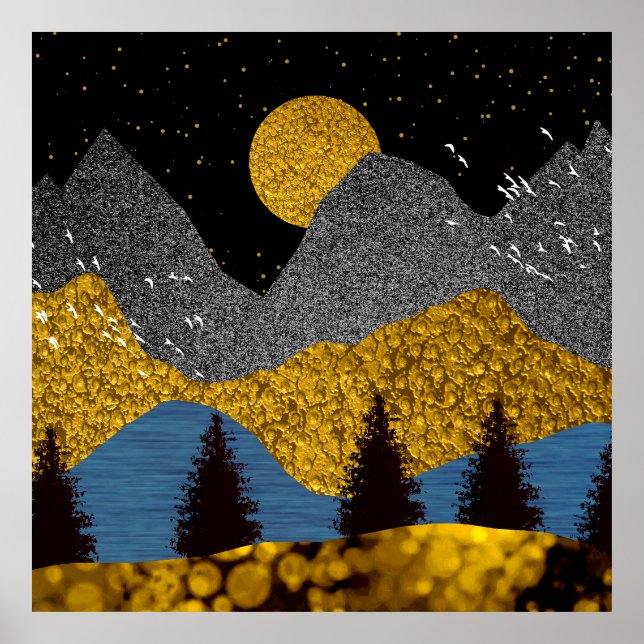 Golden Night Poster (Framsidan)