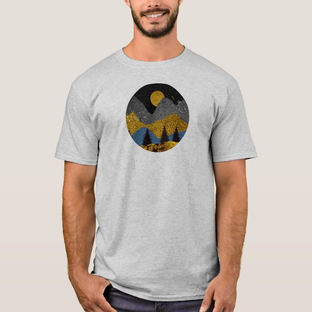 Golden Night T Shirt (Framsida)