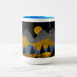 Golden Night Två-Tonad Mugg
