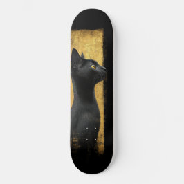 Golden Noir Mini Skateboard Bräda 18,5 Cm
