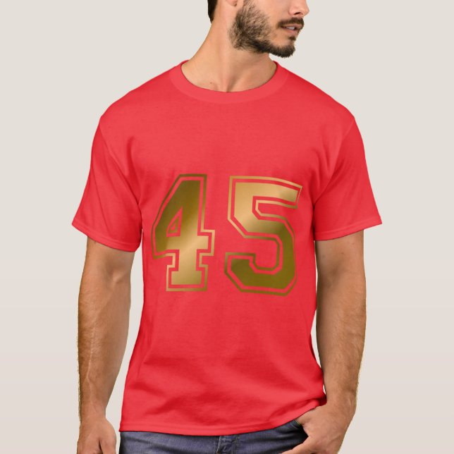 Golden number 45 Klubb Med T Shirt (Framsida)