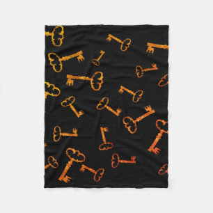 Golden Nycklar, Vintage Nycklar Fleece Blanket