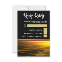 Golden Ocean, Elegant Beach Wedding