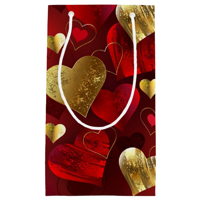Golden- och rödfärgade valentineser (Framsidan)