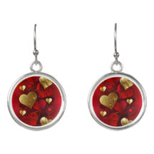 Golden- och rödfärgade valentineser