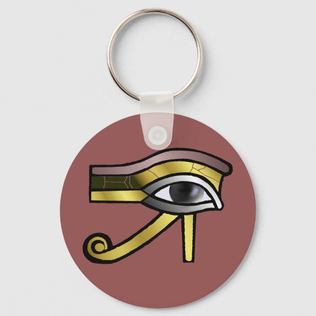 Golden Öga i Horus Nyckelring (Framsida)