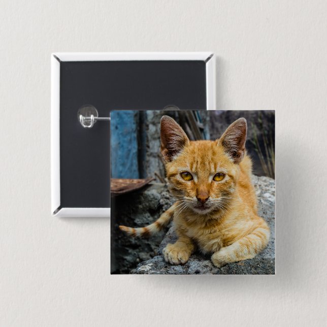 Golden Öga Knapp (Framsida & baksida)