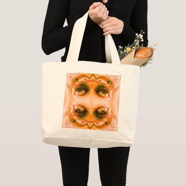 Golden Öga Large Tote Bag Jumbo Tygkasse (Framsida (produkt))