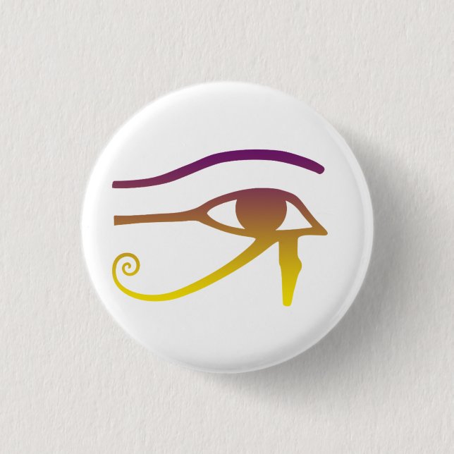 Golden Öga of Horus Knapp (Framsida)