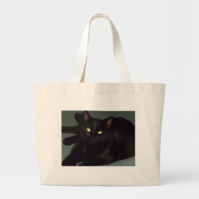 Golden ögon stor tocksäck jumbo tygkasse (Framsidan)