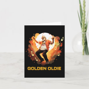 Golden Oldie - Roligt design med en högre man-dans Kort