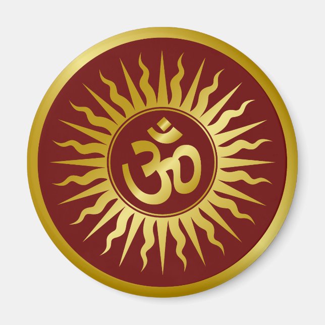 Golden Om Magnet (Framsidan)
