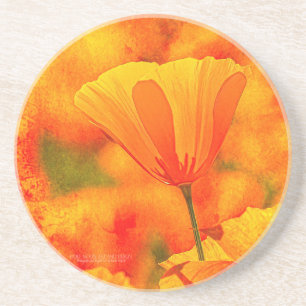 Golden Orange California Poppy "Land of Orange" Underlägg