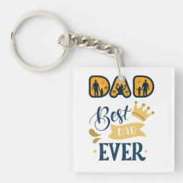 Golden Orange och Blue Modern Fars dag