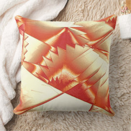 Golden orange till beige, extremt grov, digitalise kudde