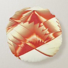 Golden orange till beige, extremt grov, digitalise rund kudde