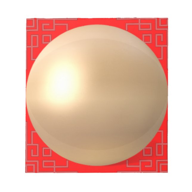 Golden Orb, litet anteckningsblock (Framsida)