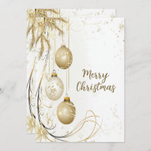 Golden Ornament jul Elegant Party