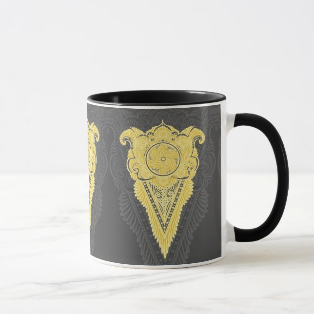 Golden Ornamental Flame Mugg (Höger)