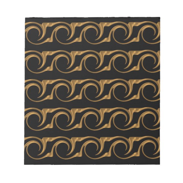 Golden ornamentation anteckningsblock (Framsida)