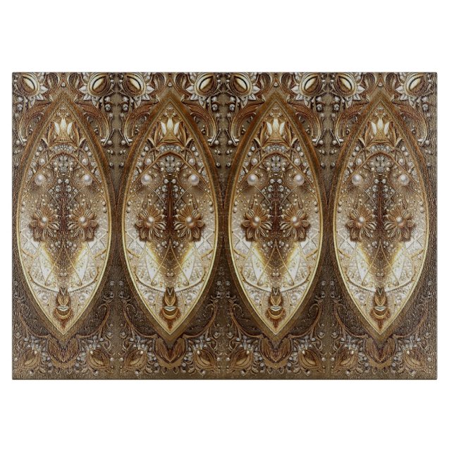 Golden Ornate Cutting Board (Framsidan)