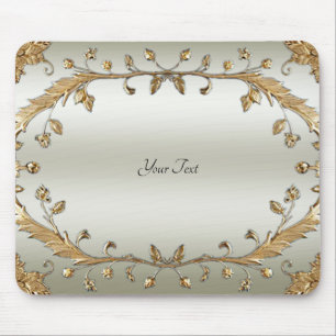 Golden Ornate Mousepad Musmatta
