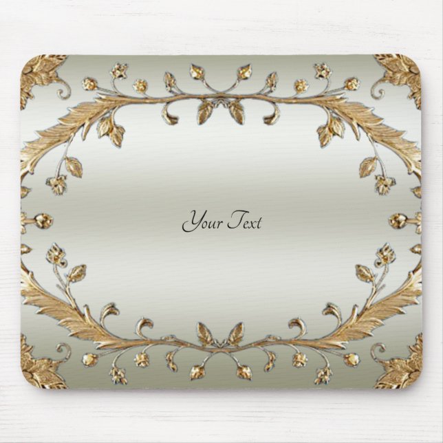 Golden Ornate Mousepad Musmatta (Framsidan)