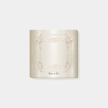 Golden Ornate Rectangle Dimond Flowers Shiny