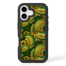 Golden paisley iphone case