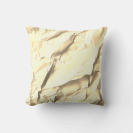 Golden Paper Texture Pillow Kudde