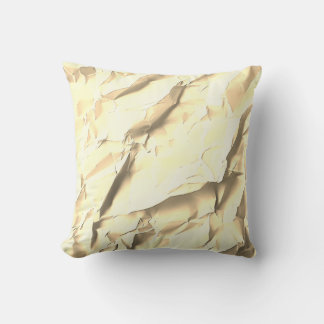 Golden Paper Texture Pillow Kudde