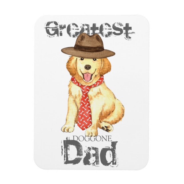 Golden Pappa Magnet (Vertikal)