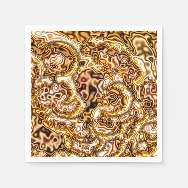 GOLDEN PAPPERSSERVETT (Framsidan)