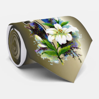 Golden Påsk Kor och White Lilly Flowers Slips