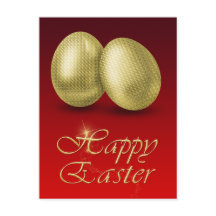 Golden Påskägg - vykort