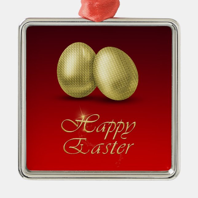 Golden Påskäggs - Ornament (Framsidan)