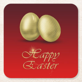 Golden Påskäggs - Papper Underlägg