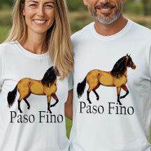 Golden Paso Fino Horse Illustration Equestrian
