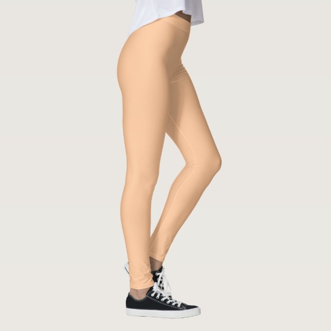 Golden pastel solid färg leggings (Höger)