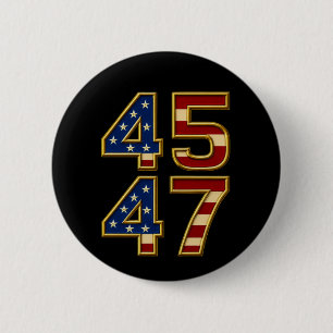 Golden Patriot Power - 45 och 47 feta USA-knapp Knapp