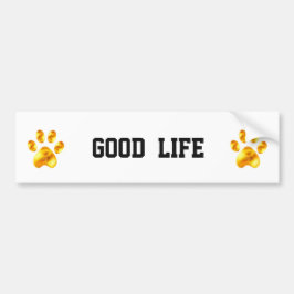 Golden Paws God Liv Bildekal