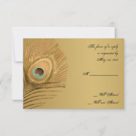 Golden Peacock Responcard Card OSA Kort