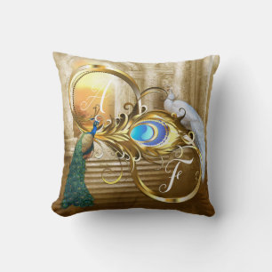 Golden Peacock Temple Dreams Kudde