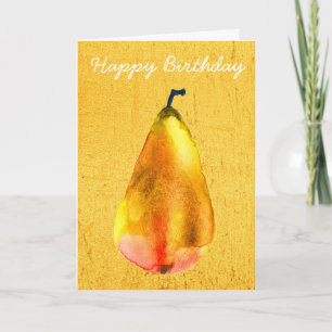 Golden Pear-frukten Kort