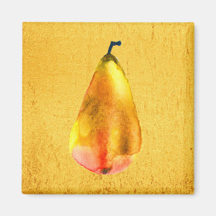 Golden Pear-frukten Magnet