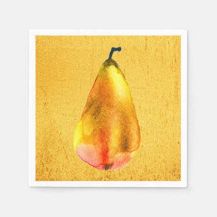 Golden Pear-frukten Pappersservett