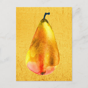 Golden Pear-frukten Vykort