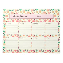Golden Pears Collection Rosa Planerare Anteckningsblock