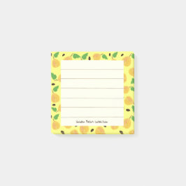 Golden Pears Collection Yellow Bright Post-it Block