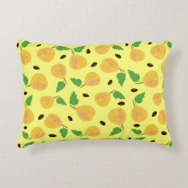 Golden Pears Collection Yellow Bright Prydnadskudde